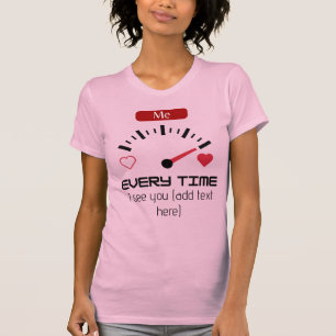T-shirt féminin Bella+Canva Chaque fois que je vou