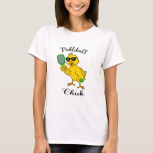 T-shirt féminin de poule au pouce