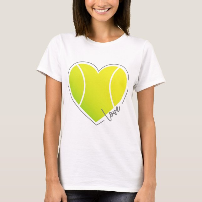 T-shirt féminin de Tennis Love (Devant)