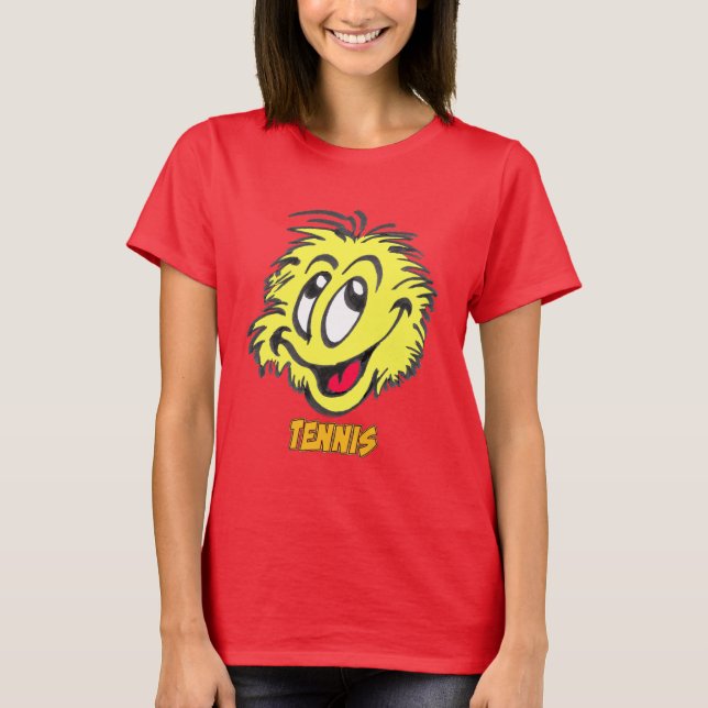 T-shirt féminin de tennis RED de base (Devant)