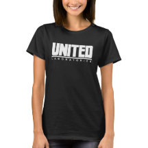 T-shirt féminin des Laboratoires unis avec logo bl