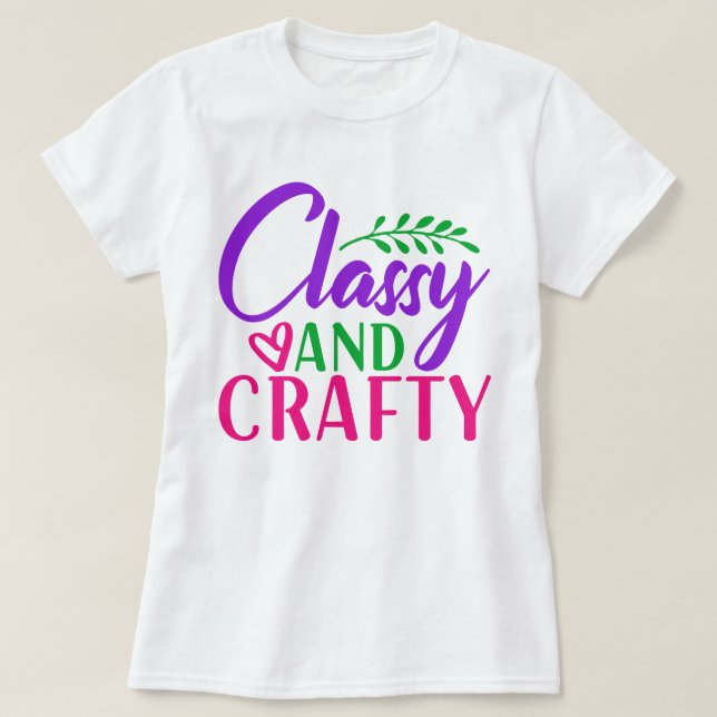 T-shirt féminin élégant et astucieux (Design devant)