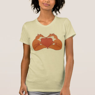 T-shirt féminin Foxy Love brown