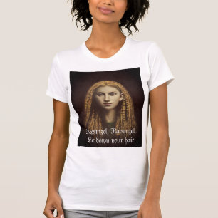 T-shirt féminin gothique Rapunzel