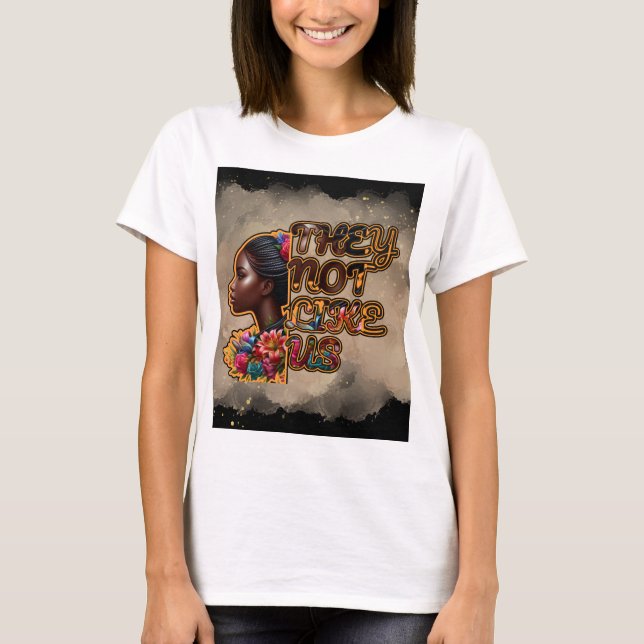 T-shirt féminin - Ils ne nous aiment pas (Devant)