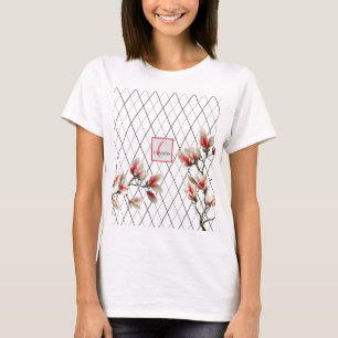 T-shirt féminin personnalisé monogrammé