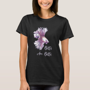 T-shirt féminin Poisson Betta Punissement divertis