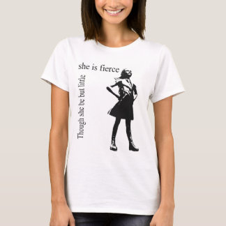 T-shirt féminin sans peur