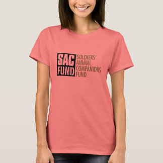 T-shirt féminin T-shirt SAC logo sur le devant