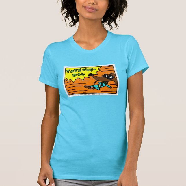 T-shirt féminin "TAEKWON-DOG" (Devant)