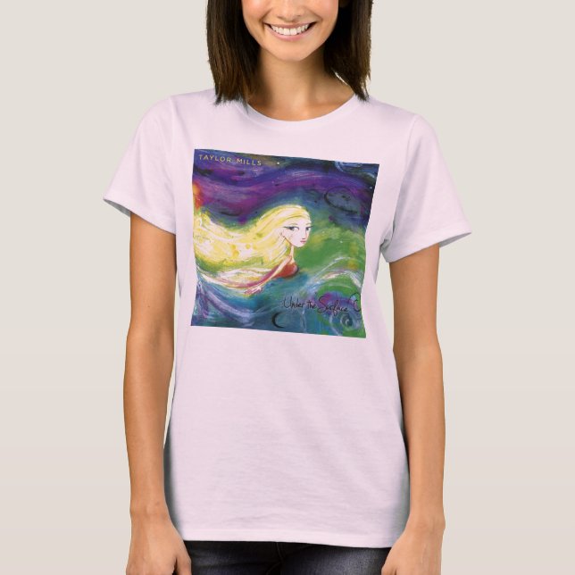 T-shirt féminin Taylor Mills "Sous la surface" (Devant)