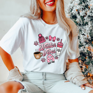 T-shirt féminin Vibes d'hiver