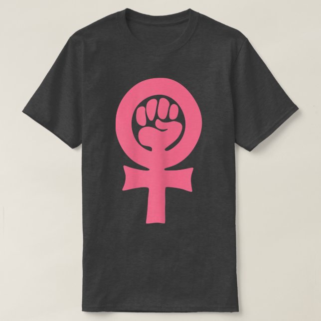 T-shirt Feminisme Vénus Clenché Premier Symbole Femmes Dro (Design devant)