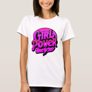 T-shirt Féministe du "pouvoir féminin"
