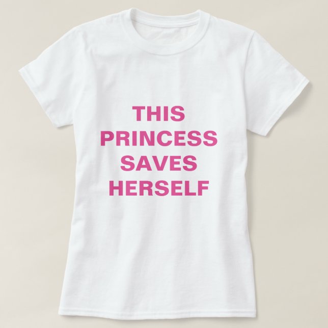 T-shirt féministe mignonne et drôle (Design devant)