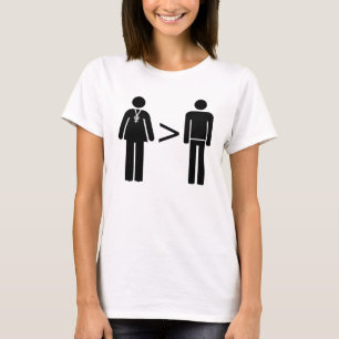 T-shirt Féministe Radical, Les Femmes Sont Plus Grandes Q