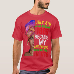 T-shirt Femme 1865 Jour de la Liberté Ancêtres pas F