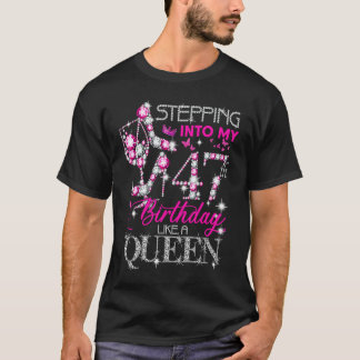 T-shirt Femme 47 Ans Entrant en Mon 47e anniversaire