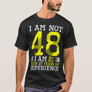 T-shirt Femme 48e anniversaire Homme Femme 48 ans Cadeau V