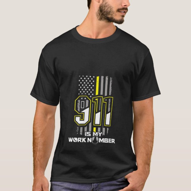 T-shirt Femme 911 Expéditeur Mon numéro de travail Mince J (Devant)