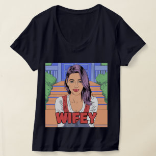 T-shirt Femme à col V