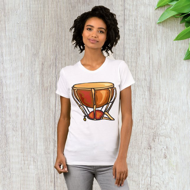 T-shirt femme à tambour unique (Créateur téléchargé)