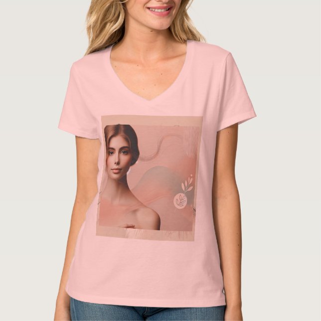 T-shirt femme Abstraite élégante - esthétique mode (Devant)