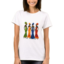 T-shirt femme africaine