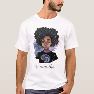 T-shirt Femme afro-américaine pétillante