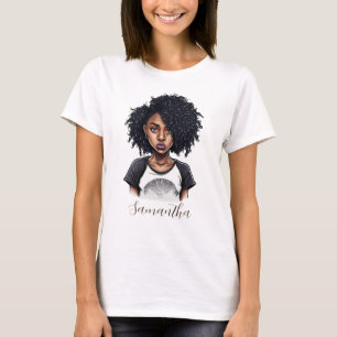 T-shirt Femme afro chic et classique