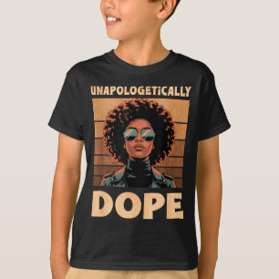 T-shirt Femme afro sans excuses Vintage 70s
