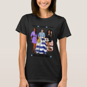 T-shirt Femme afro uruguayenne forte drapeau nan Uruguay