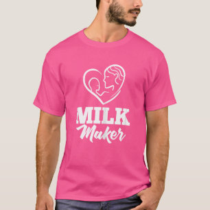 T-shirt Femme Allaitement Nouveau-Né Vapeur De Pompe De La
