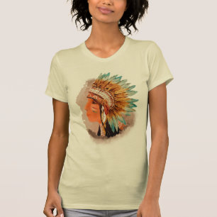 T-shirt femme amérindienne de la Young Indian Shie
