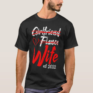 T-shirt Femme amie Fiance Femme Fiançailles Mariage P