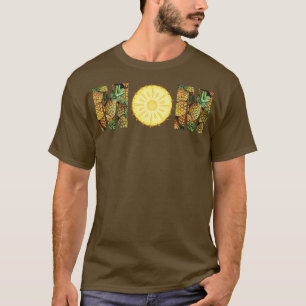 T-shirt Femme Ananas Mère tenue Aloha Hawaii Plages F