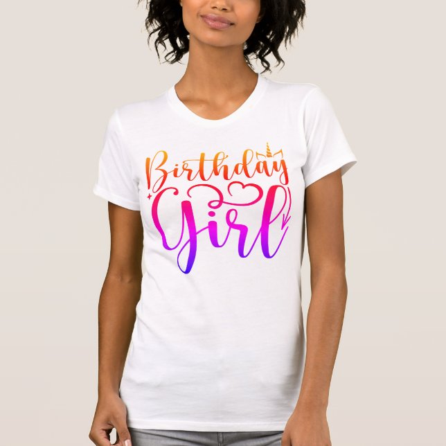T-shirt femme anniversaire (Devant)