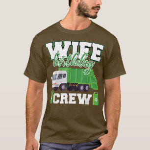 T-shirt Femme Anniversaire Équipage de déchets Camion Fami