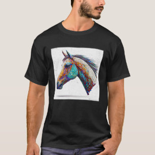 T-shirt Femme aquarelle colorée éclaboussure de peinture c