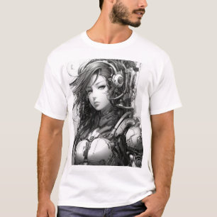 T-shirt Femme asiatique de Méca futuriste par Masa