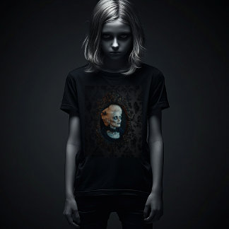 T-shirt femme au regard maléfique