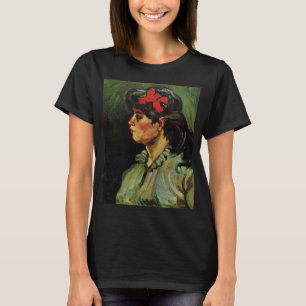 T-shirt Femme au ruban rouge Portrait par Vincent van Gogh
