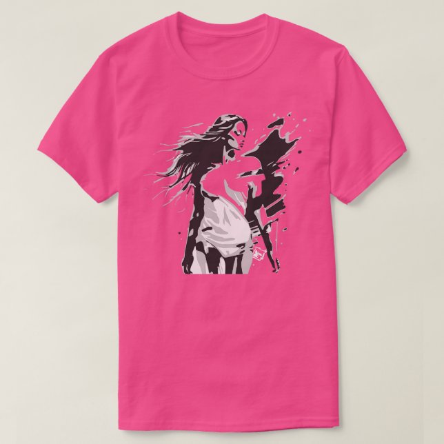 T-shirt femme au style vintage (Design devant)