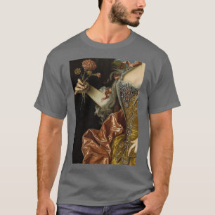 T-shirt Femme Aux Fleurs Peinture Renaissance 2