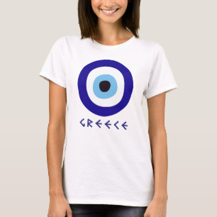 T-shirt Femme aux yeux mal grecs