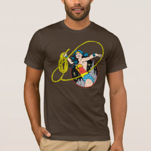 T-shirt Femme avec Arrière - plan de ville