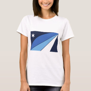 T-shirt femme avec drapeau de Columbia, USA