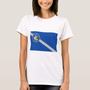 T-shirt femme avec drapeau de Las vegas, USA