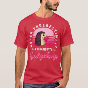 T-shirt Femme avec Hérisson Vêtements de Hérisson Vêtement
