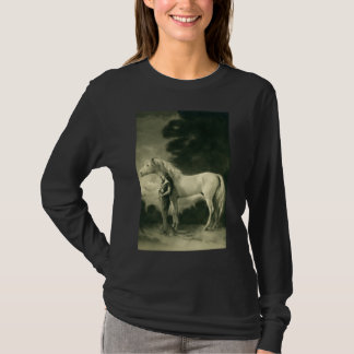 T-shirt Femme avec le cheval blanc